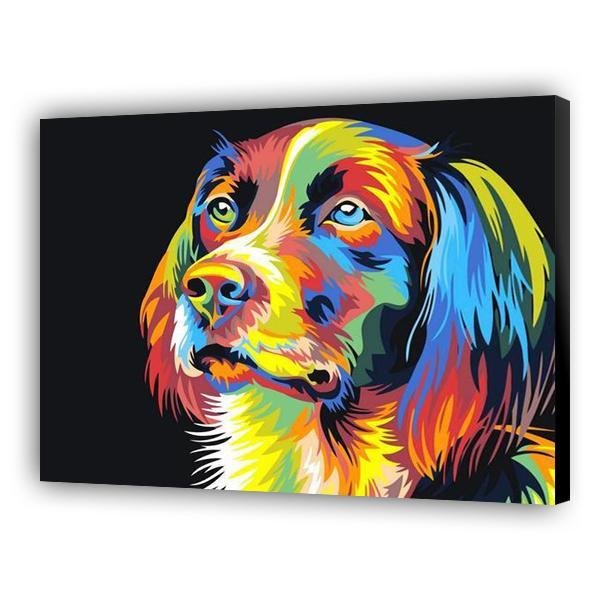 Perro perdiguero colorido - Hola Hobby