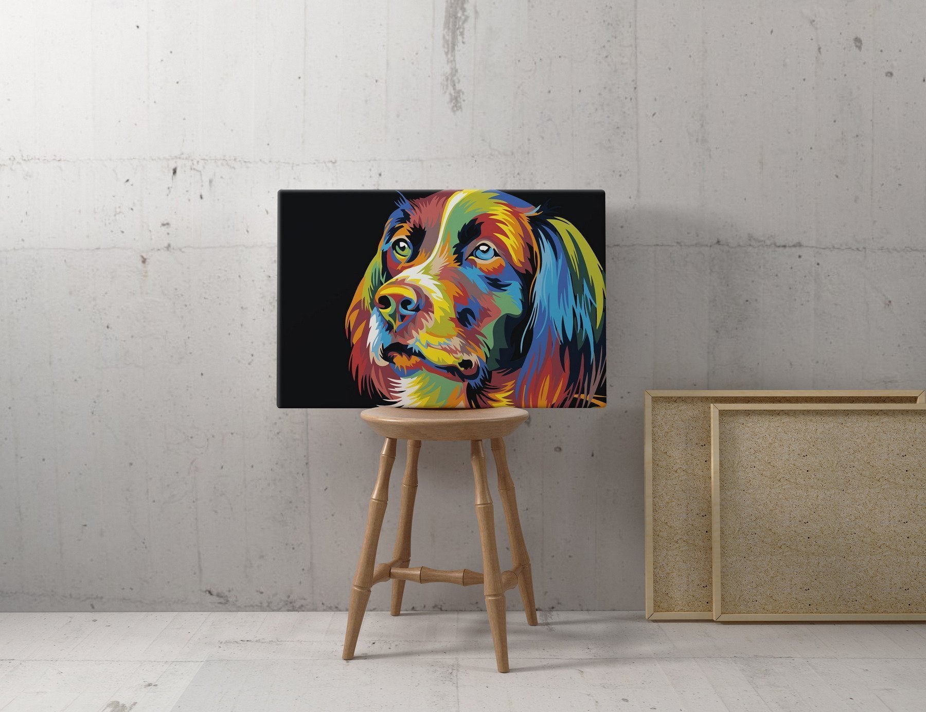 Perro perdiguero colorido - Hola Hobby