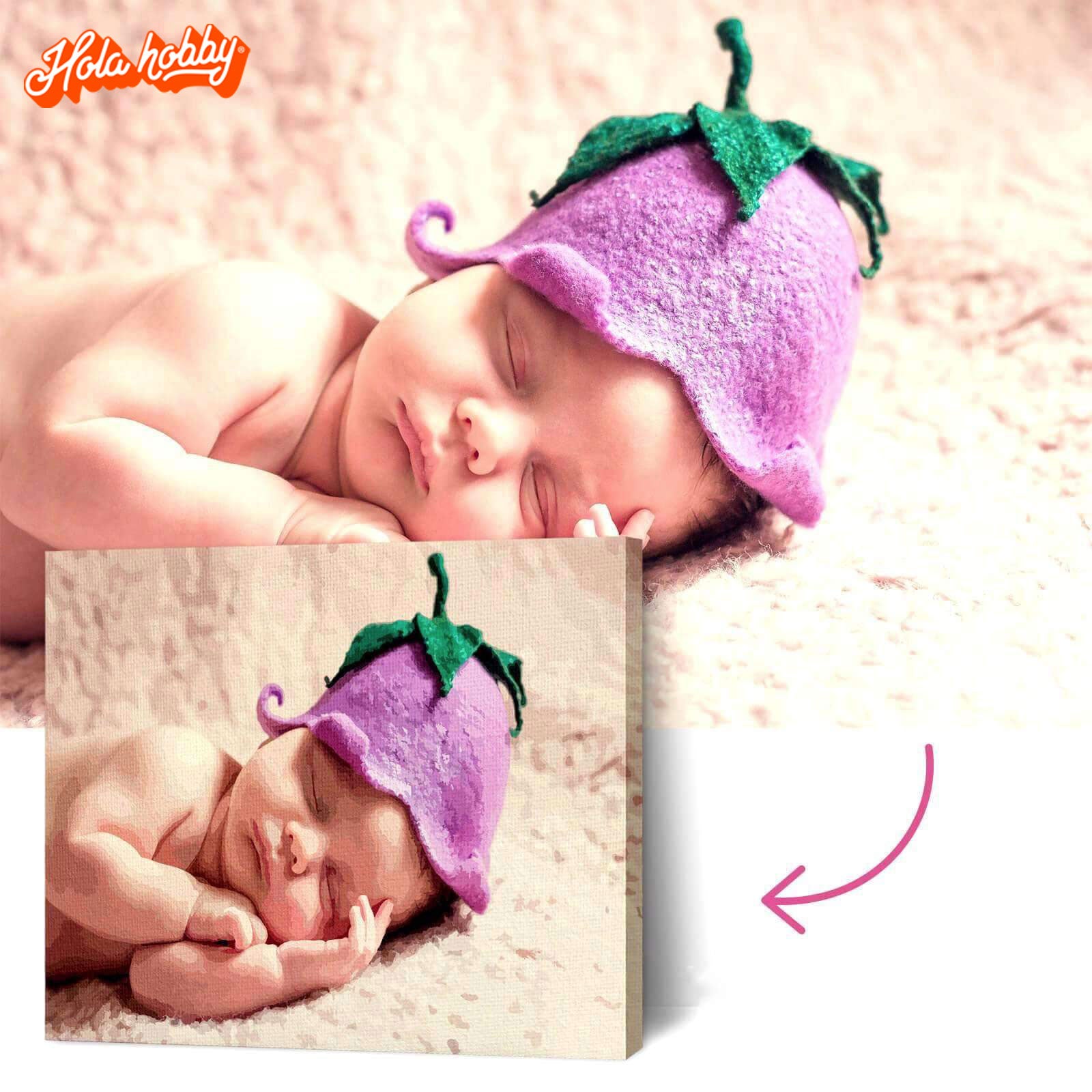 Pintura personalizada por números con tu foto - Hola Hobby