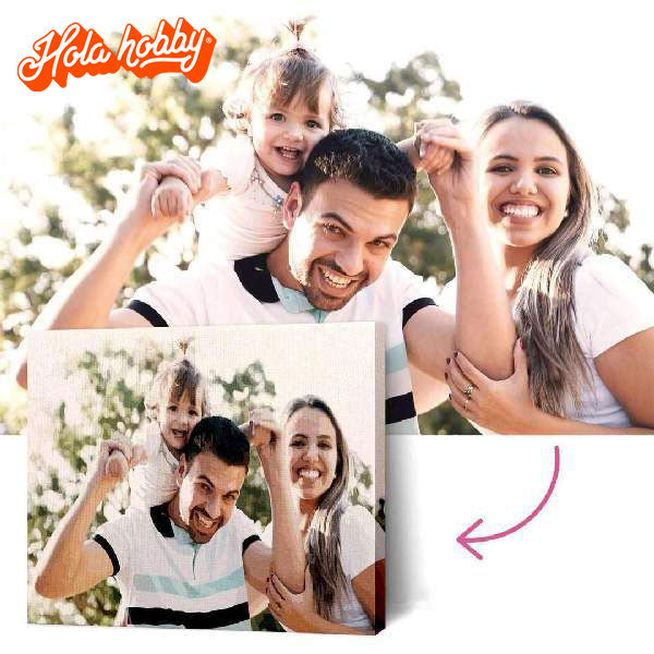 Sus hijos en Pintar por Números - Hola Hobby