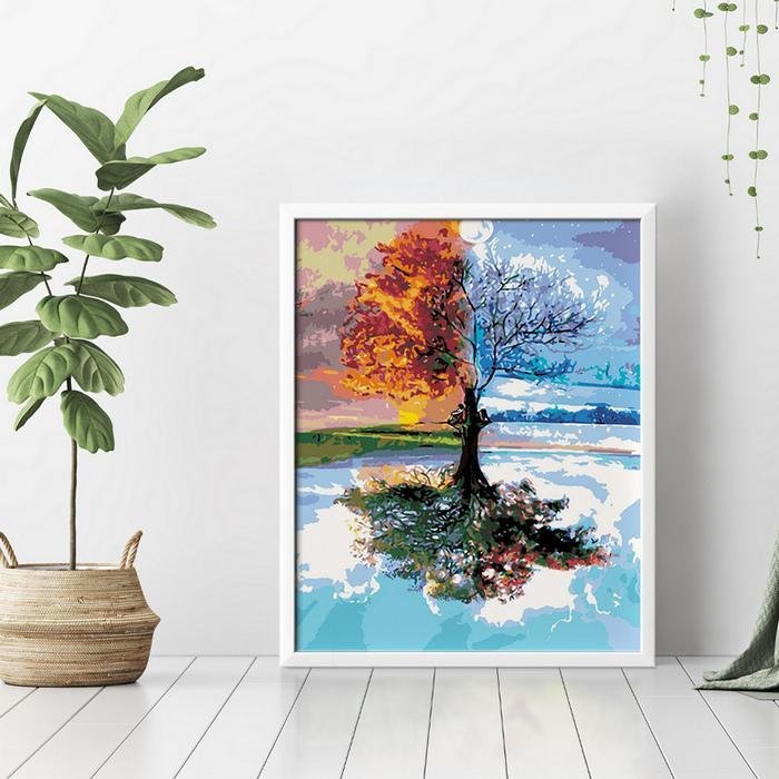 Pintura Diamante Cuatro Estaciones - Hola Hobby