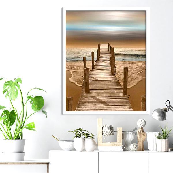 Puesta de sol en la playa - Hola Hobby