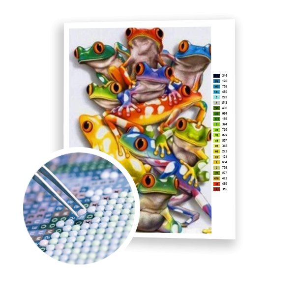 Ranas de colores - Hola Hobby