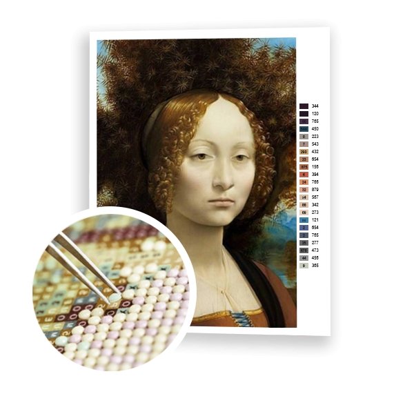 Retrato de Ginevra De Benchi - Hola Hobby