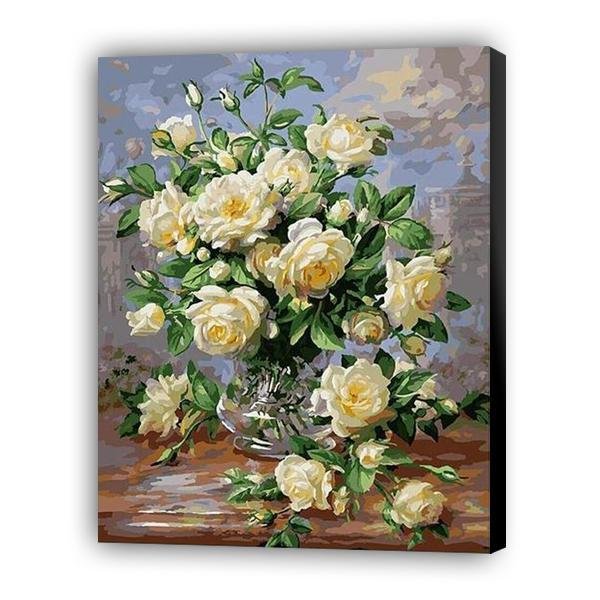 Rosas blancas - Hola Hobby