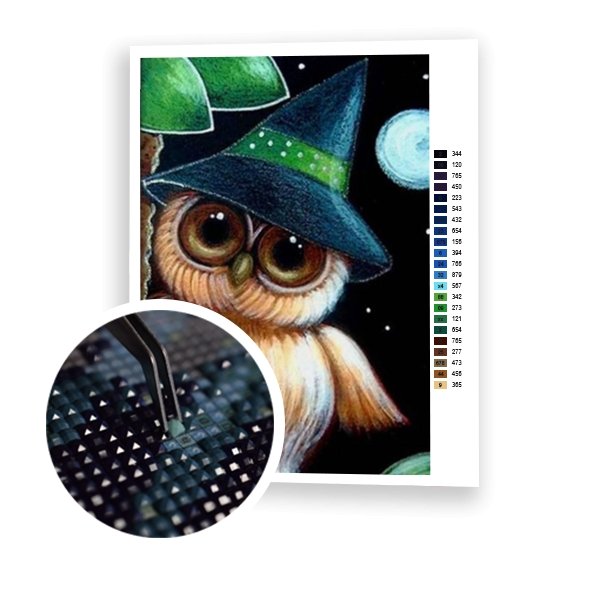 Sombrero con buho - Hola Hobby