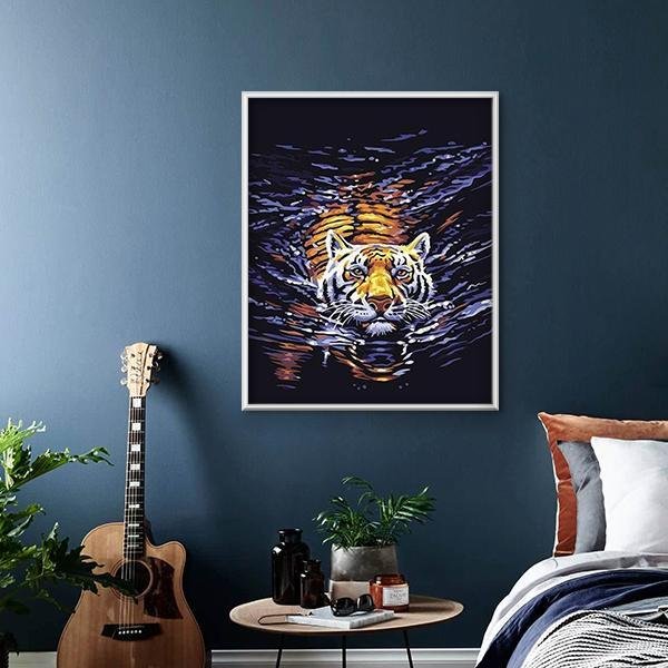 Tigre en el agua - Hola Hobby