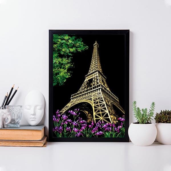 Torre Eiffel con flores - Hola Hobby