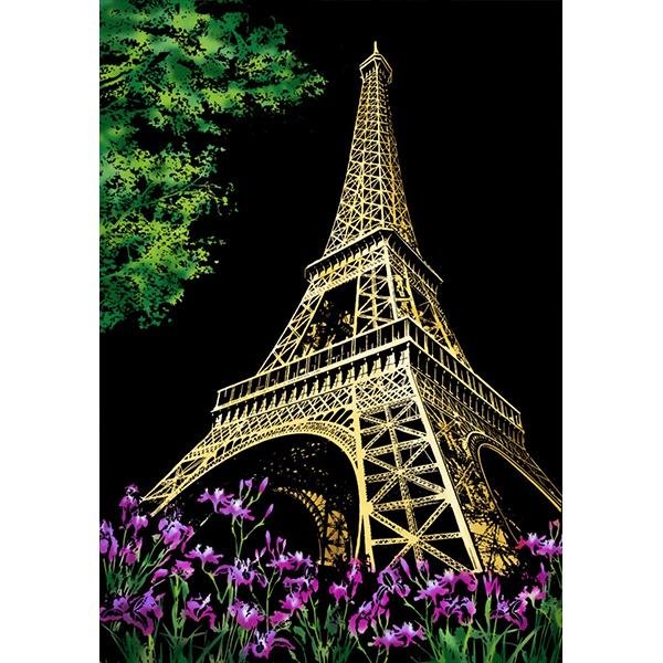 Torre Eiffel con flores - Hola Hobby