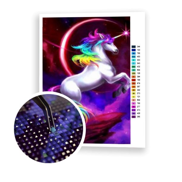 unicornio arcoiris - Hola Hobby