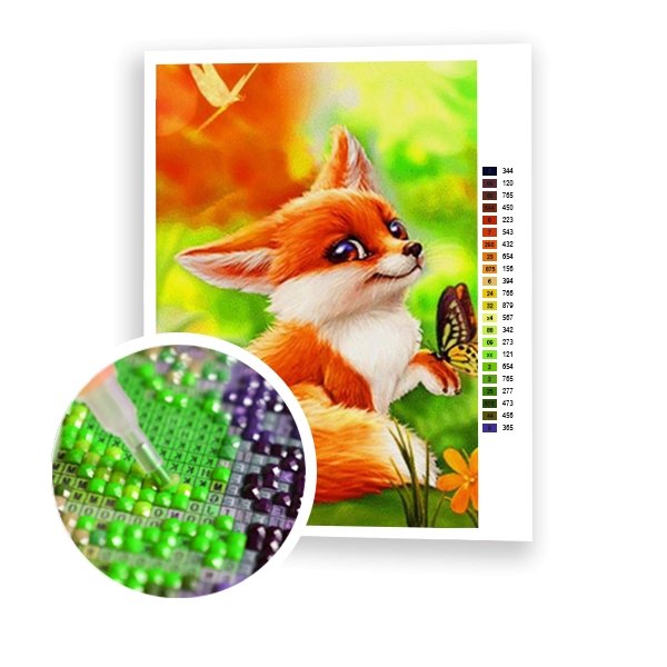 Zorro y mariposa - Hola Hobby