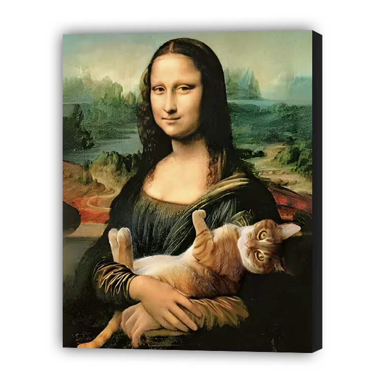 Mona Lisa con Gato