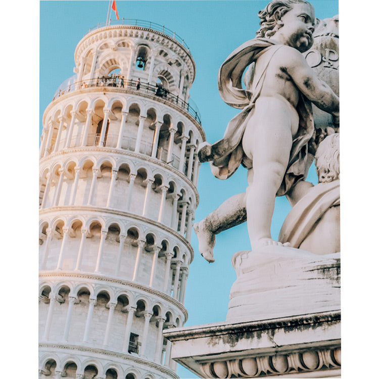 La Torre Inclinada de Pisa en verano