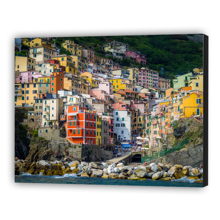 Casas de colores en Italia