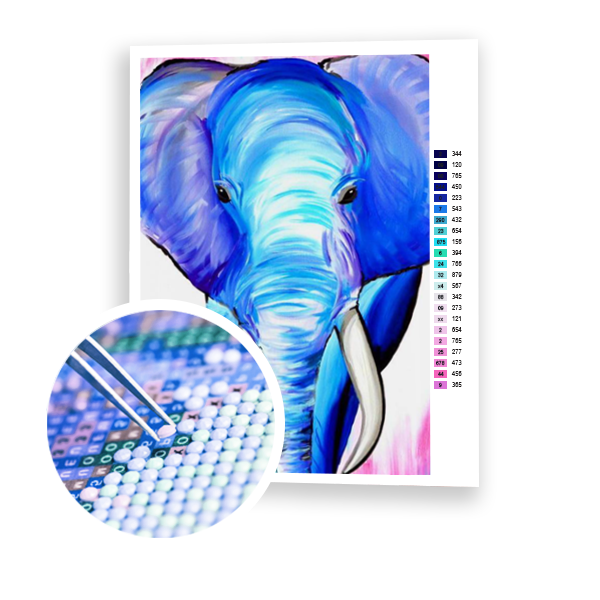 Elefante azul