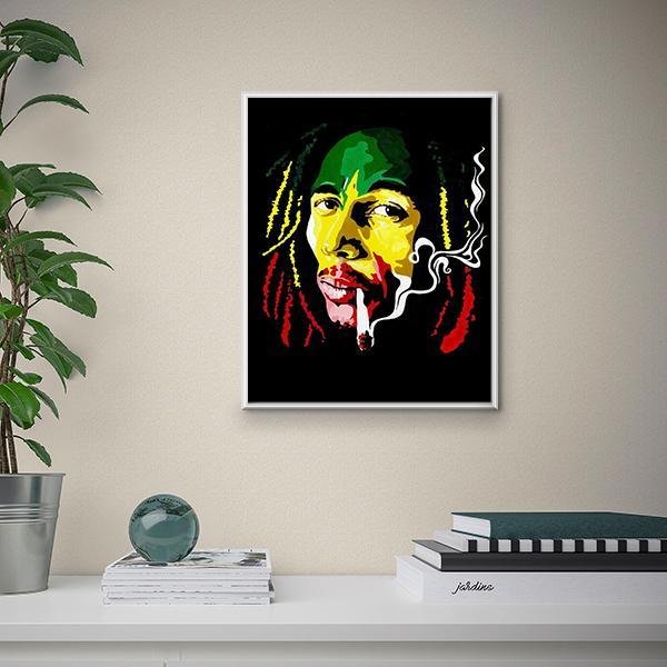 Bob Marley coloreado - Hola Hobby