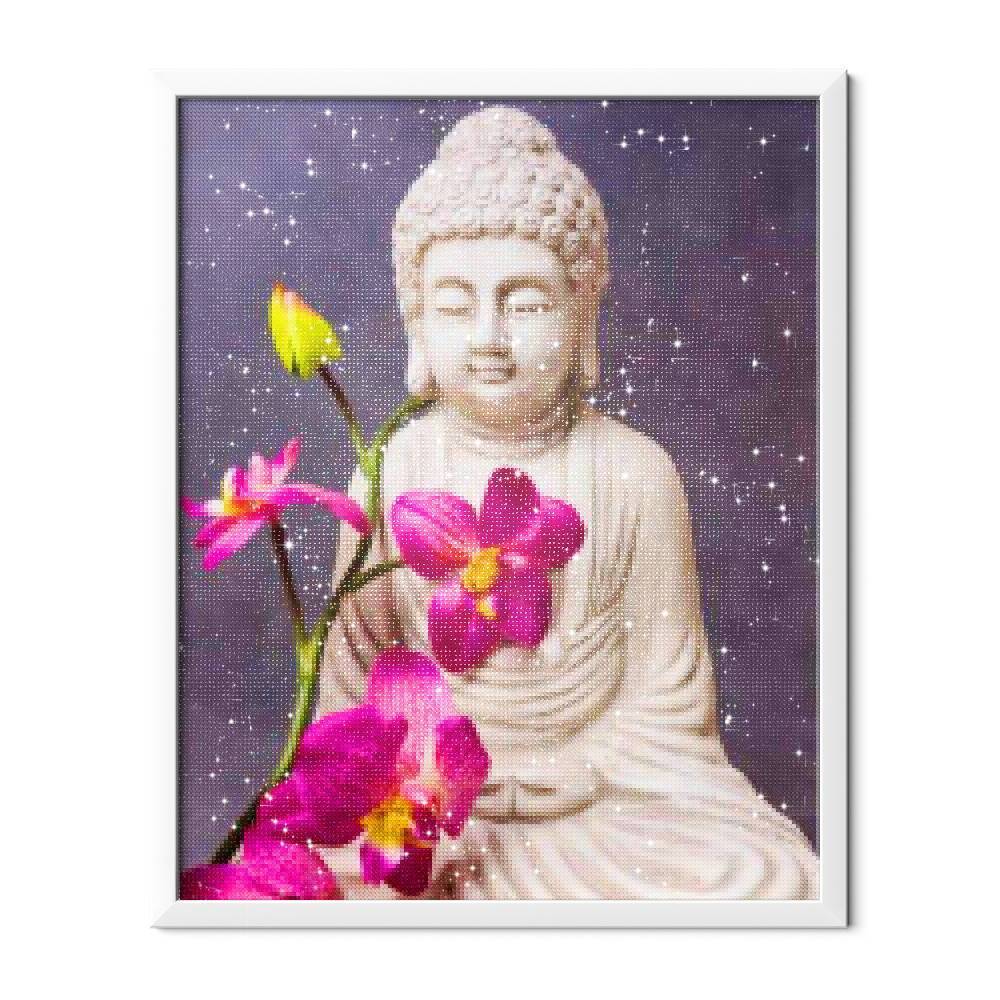 Buda y orquídea - Hola Hobby