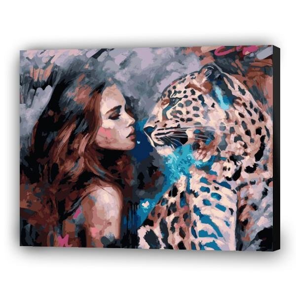 Chica y el leopardo - Hola Hobby