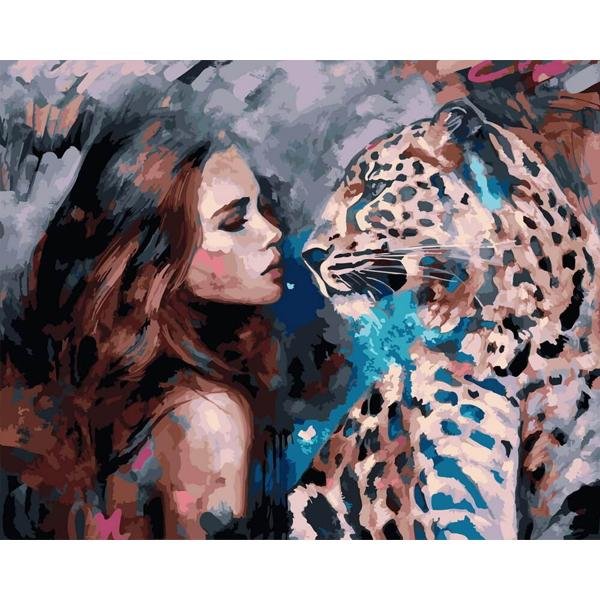 Chica y el leopardo - Hola Hobby