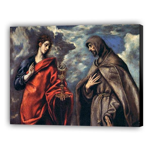 El Greco - San Juan Evangelista y San Francisco - Hola Hobby