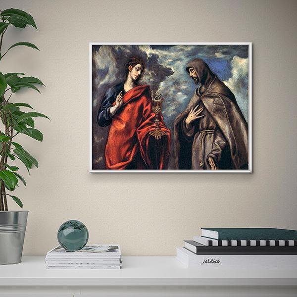 El Greco - San Juan Evangelista y San Francisco - Hola Hobby