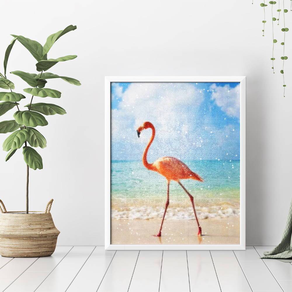 Flamingo En La Playa - Hola Hobby