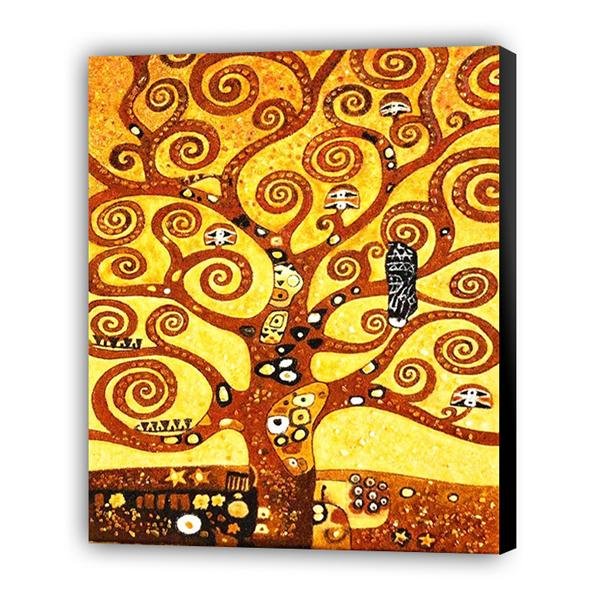 El árbol de la vida cinco piezas - cuadros de Gustav Klimt