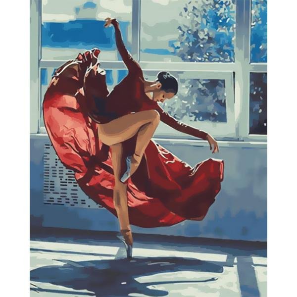 La bailarina en rojo - Hola Hobby
