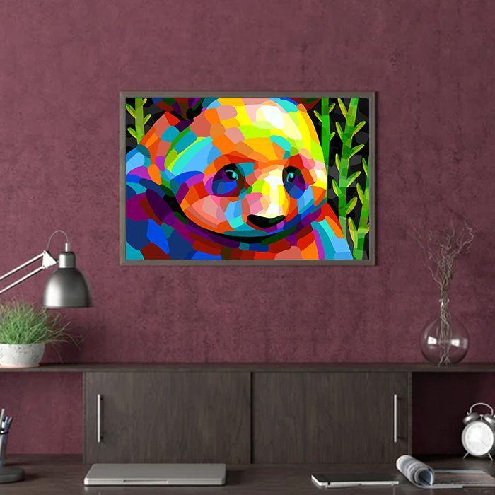 Panda colorido - Hola Hobby