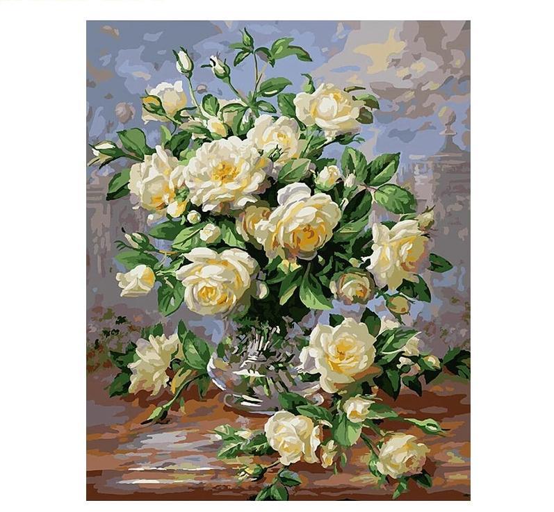 Rosas blancas - Hola Hobby