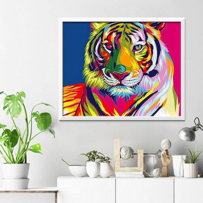 Tigre colorido - Hola Hobby
