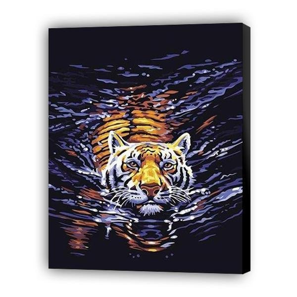 Tigre en el agua - Hola Hobby