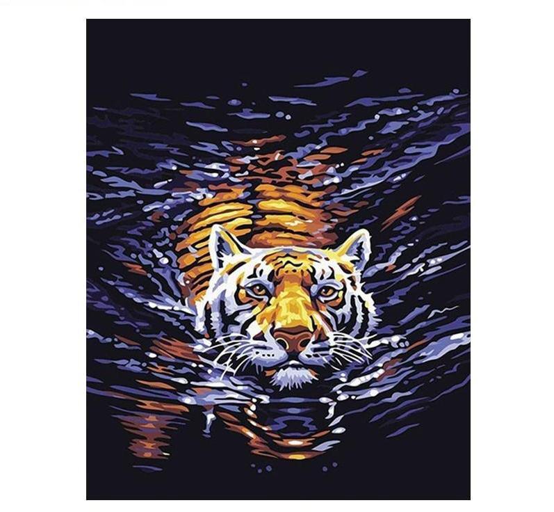 Tigre en el agua - Hola Hobby