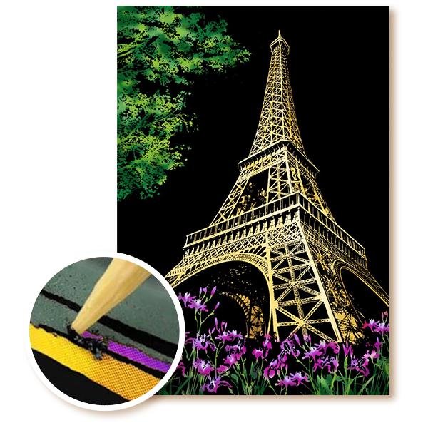 Torre Eiffel con flores - Hola Hobby